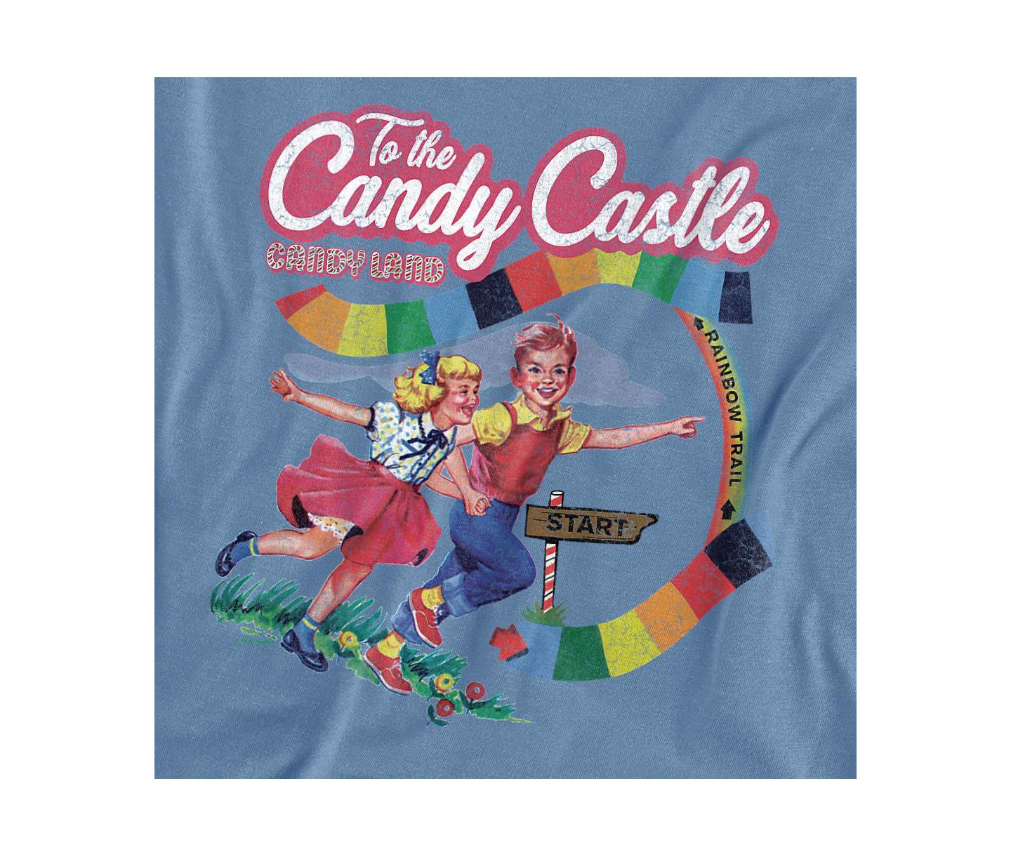 Мужской топ Hasbro+ + Candy Land To The Candy Castle, цвет: Синий — фото 3