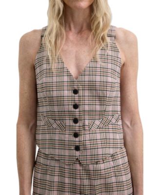 Women's Pinkcheck Vest