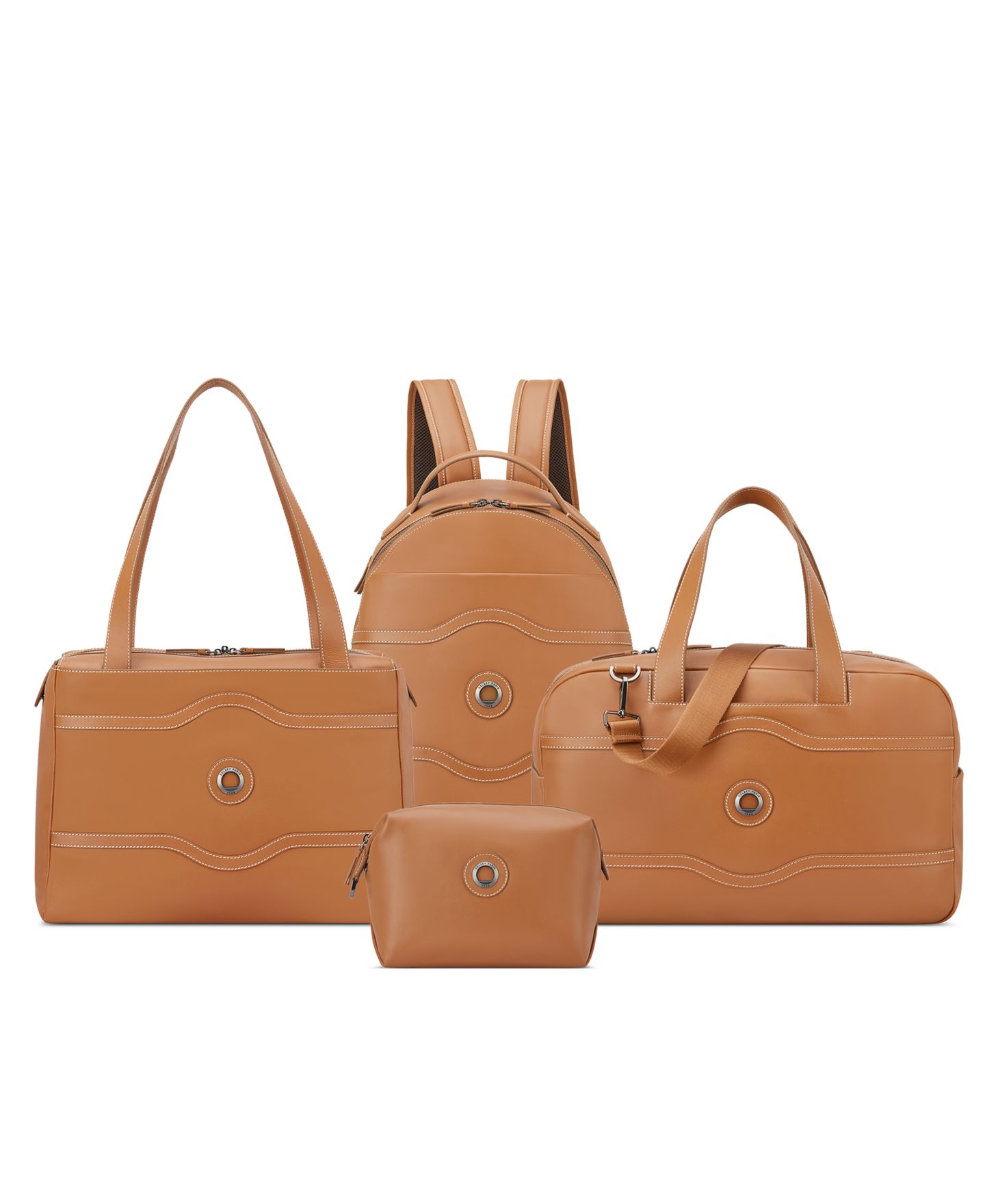 Сумка Delsey Paris Chatelet Leather Collection, цвет: Коньячный — фото 1