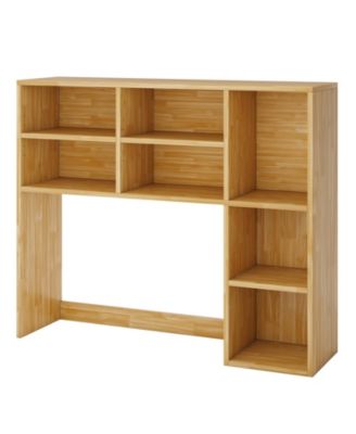 Desktop Bookshelf with 7 Cubbies and 3 Adjustable Shelves