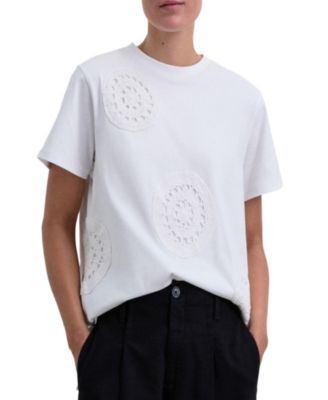Women's Crochet Aop Tee