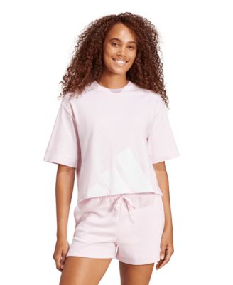 Women's Cotton Logo Boxy Short-Sleeve T-Shirt