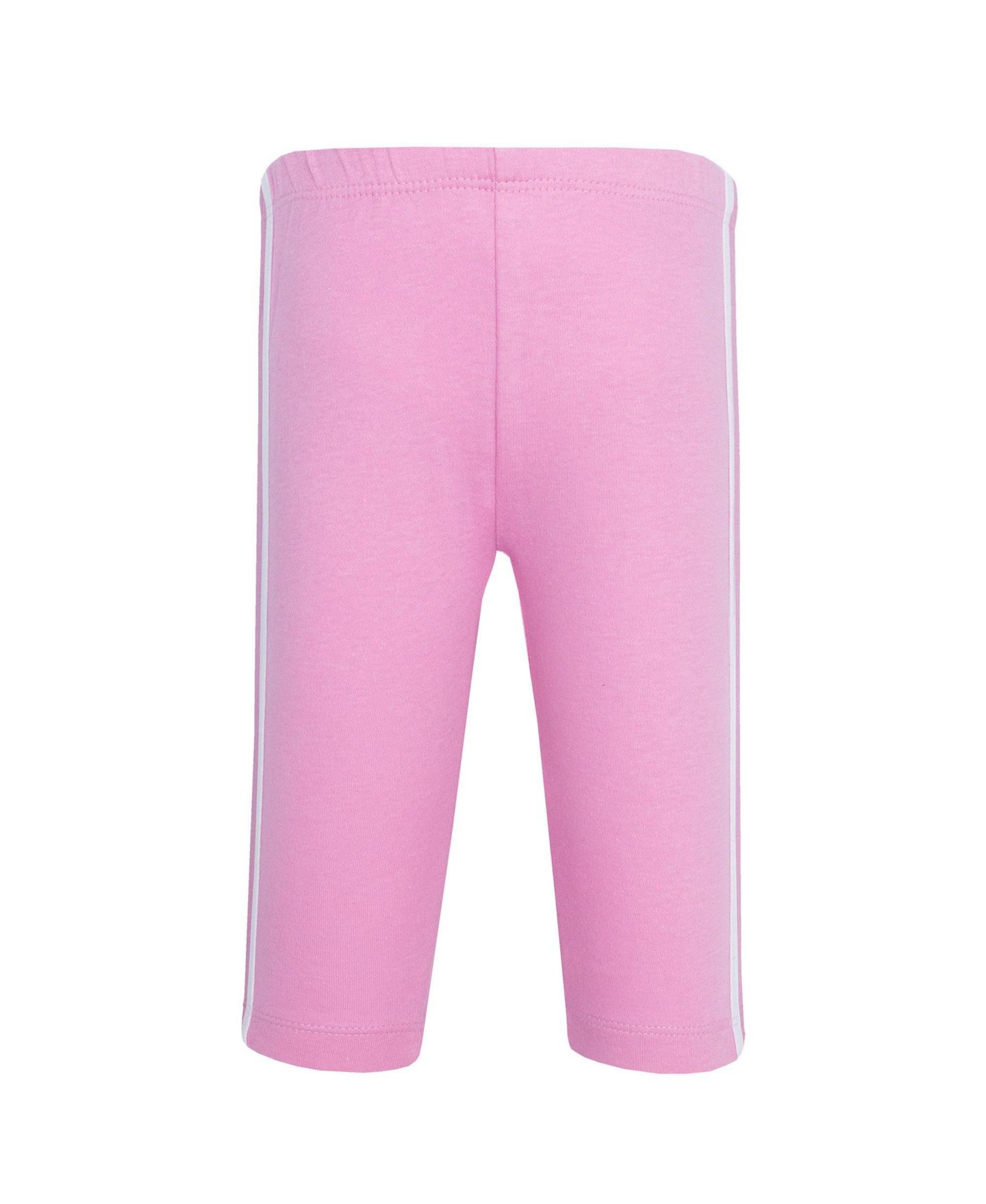 Комплекты Hudson Baby Cotton 4 Pieces Pants and Leggings, Conch Shell Begonia. для девочек-малышей, цвет: Ракушечный розовый — фото 5