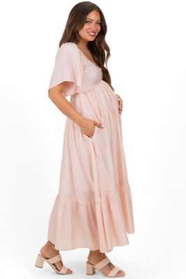 15s dresses pink Bell Sleeve Cape Quinceanera Dress by House of Wu 26057 – ABC Fashion