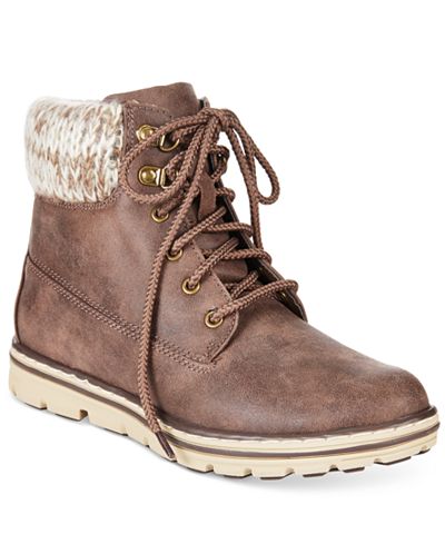 Cliffs by White Mountain Kansas Lace-Up Booties