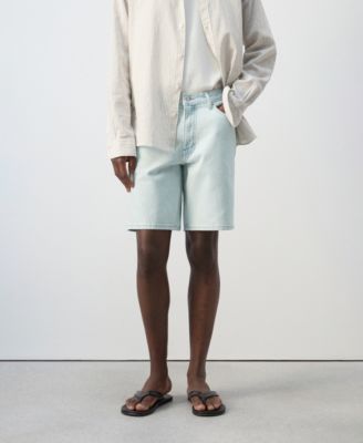 Men's Straight-Fit Denim 8.86" Bermuda Shorts