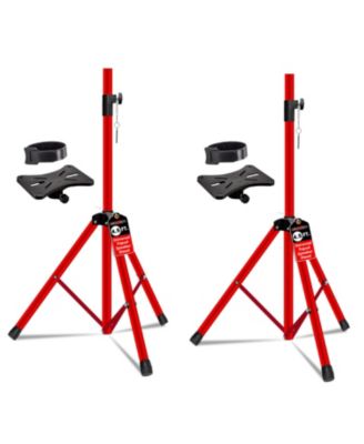 Speaker Stands Pair Adjustable 54 Inch Tripod 132 lbs Capacity 35mm Mount for DJ PA Use
