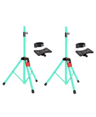 Speaker Stands Pair Adjustable 54 Inch Tripod 132 lbs Capacity 35mm Mount for DJ PA Use