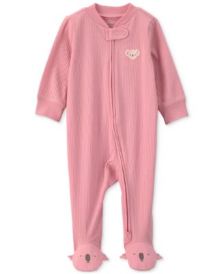 Baby Girls' 2-Way Zip Sleep & Play