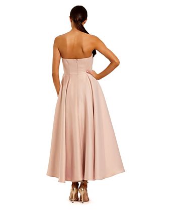 midi bridesmaid dresses Amsale Dress P434S line midi dress The bridesmaid dresses youll wear