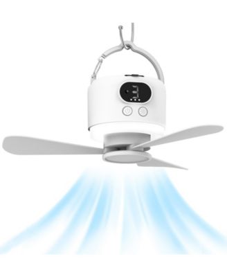 Wireless Portable Ceiling Fan Remote Camping Hook 10040mAh
