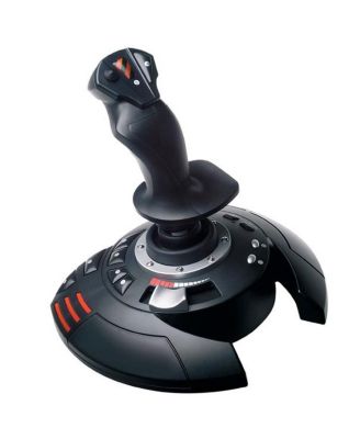 T.Flight Stick X Joystick for PC, PlayStation 3, Black