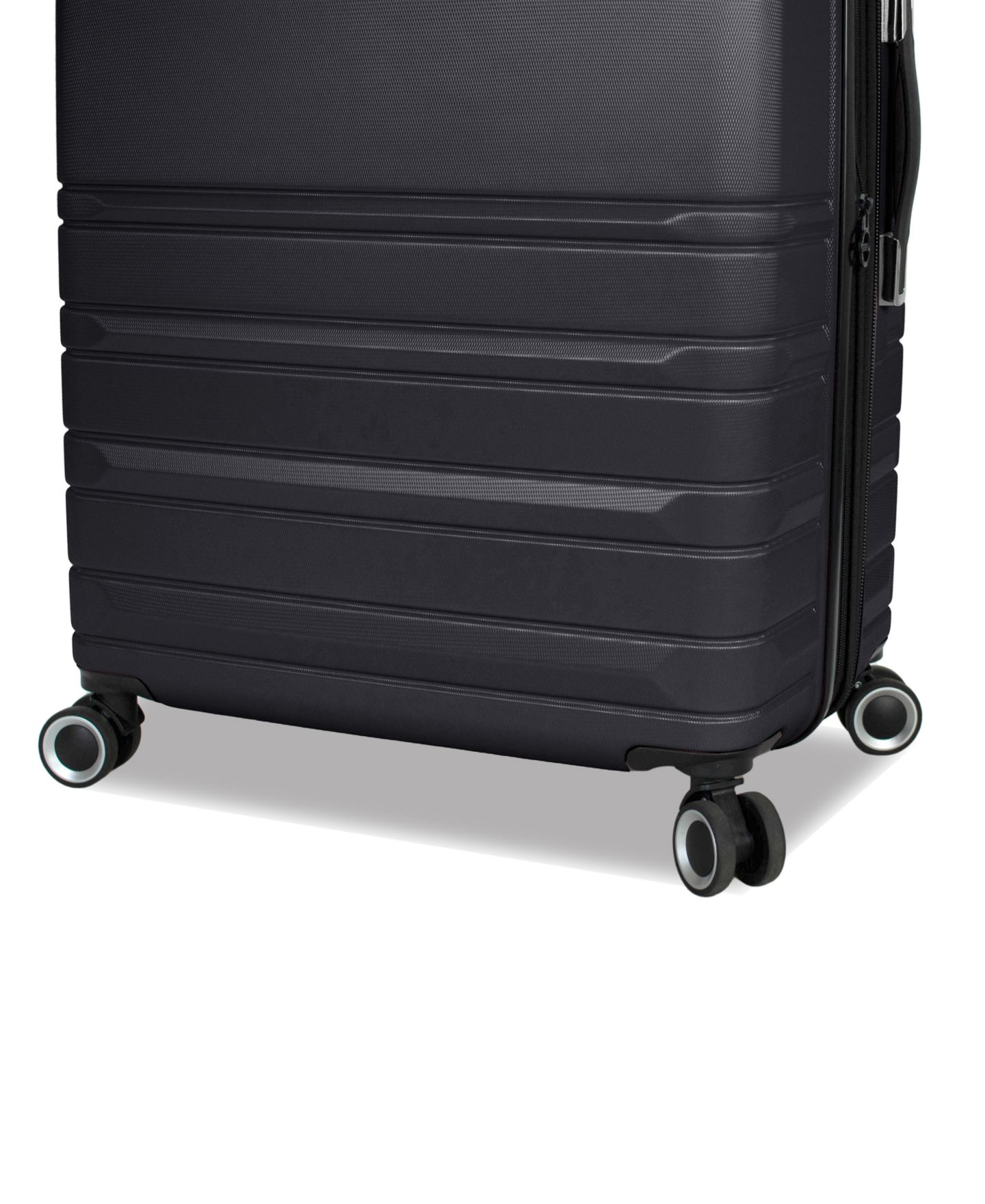 Чемоданы American Green Travel Harbor 3-Piece Hardside Expandable Spinner Luggage Set, цвет: Чёрный — фото 6