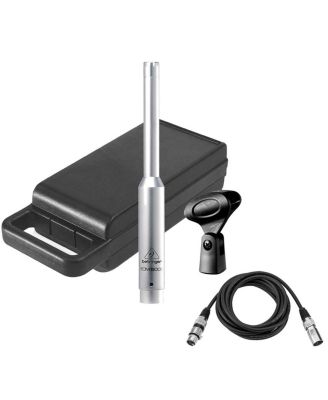 ECM8000 Ultra-Linear Omni-Directional Measurement Condenser Microphone, Bundle with 10' XLR Microphone Cable