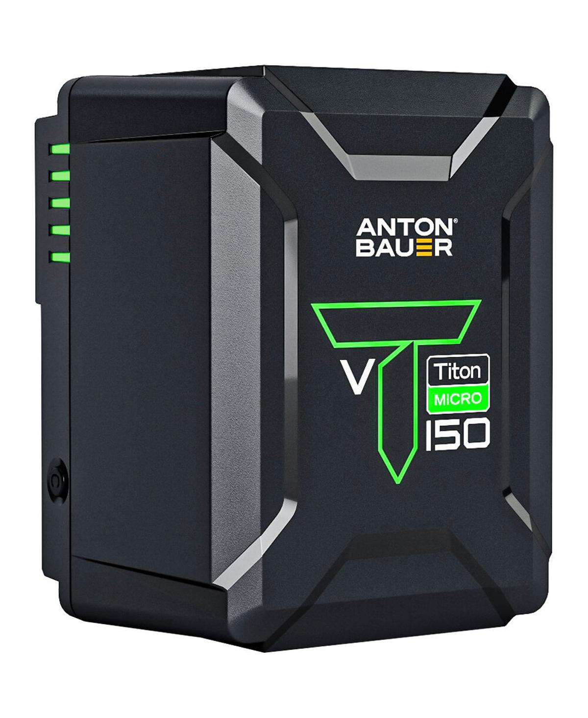 Anton Bauer Titon Micro 150 V-Mount Battery for Cine and Mirrorless Cameras (Black)