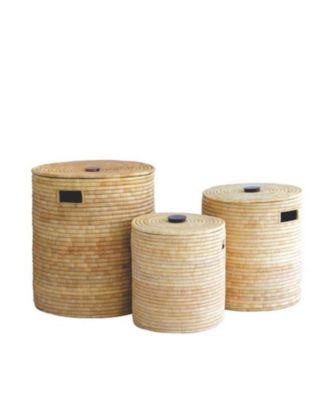 Malawi Basket with Wooden Handle