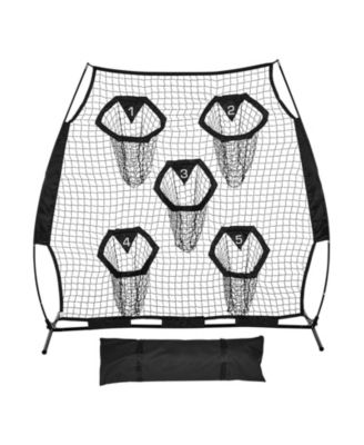 6 x 6 Ft Football Throwing Net with 5 Pockets