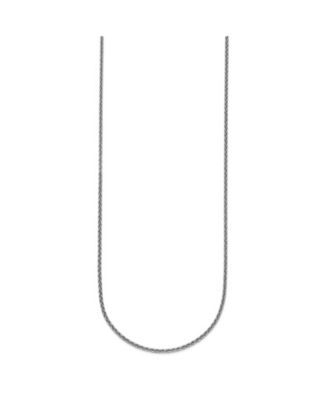 Wheat Chain 18" Necklace in Platinum (1.5mm)
