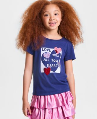 Girls' XS-XL Love T-Shirt
