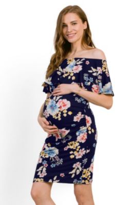 Off the Shoulder Maternity Dresses | Macy's