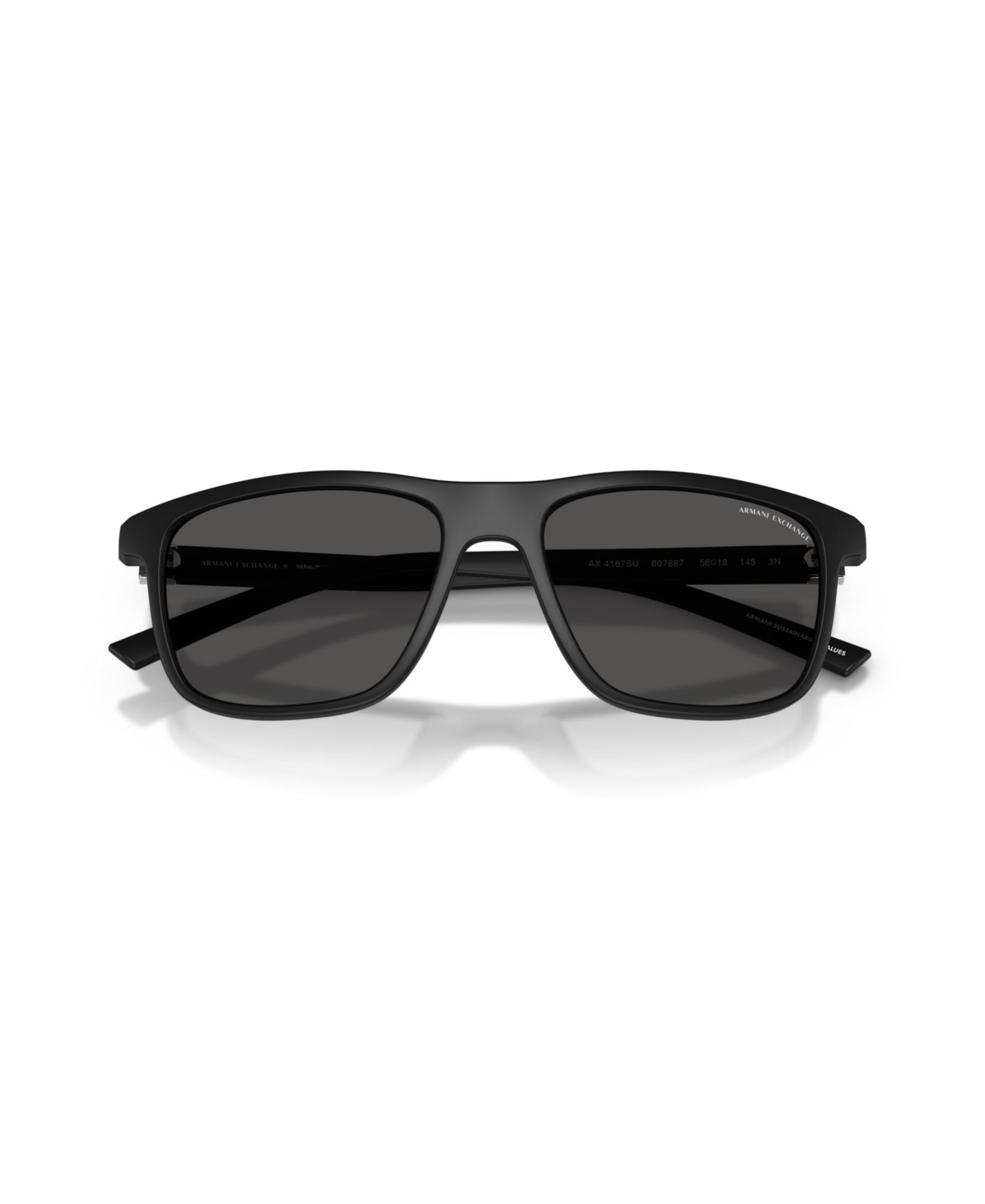 Мужские солнцезащитные очки A|X Armani Exchange Sunglasses, AX4167SU, цвет: Матовый чёрный — фото 5