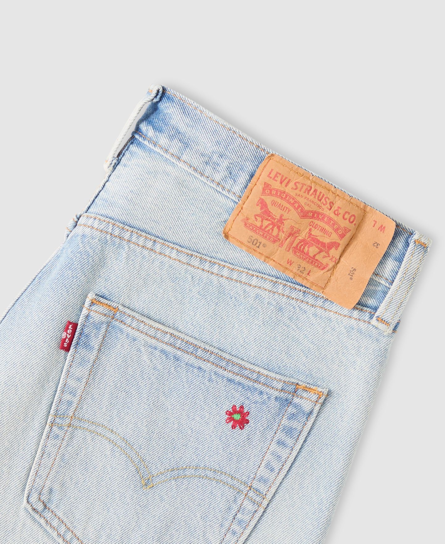 Мужские шорты Levi's 501™ Original Hemmed Stretch 9" Jean, цвет: Fix My Car — фото 6