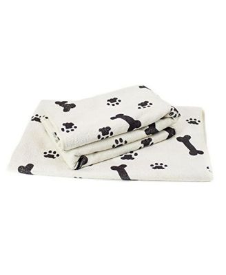 Aronkl Microfiber Pet Drying and Cleaning Towels for Small Pets - White 55$