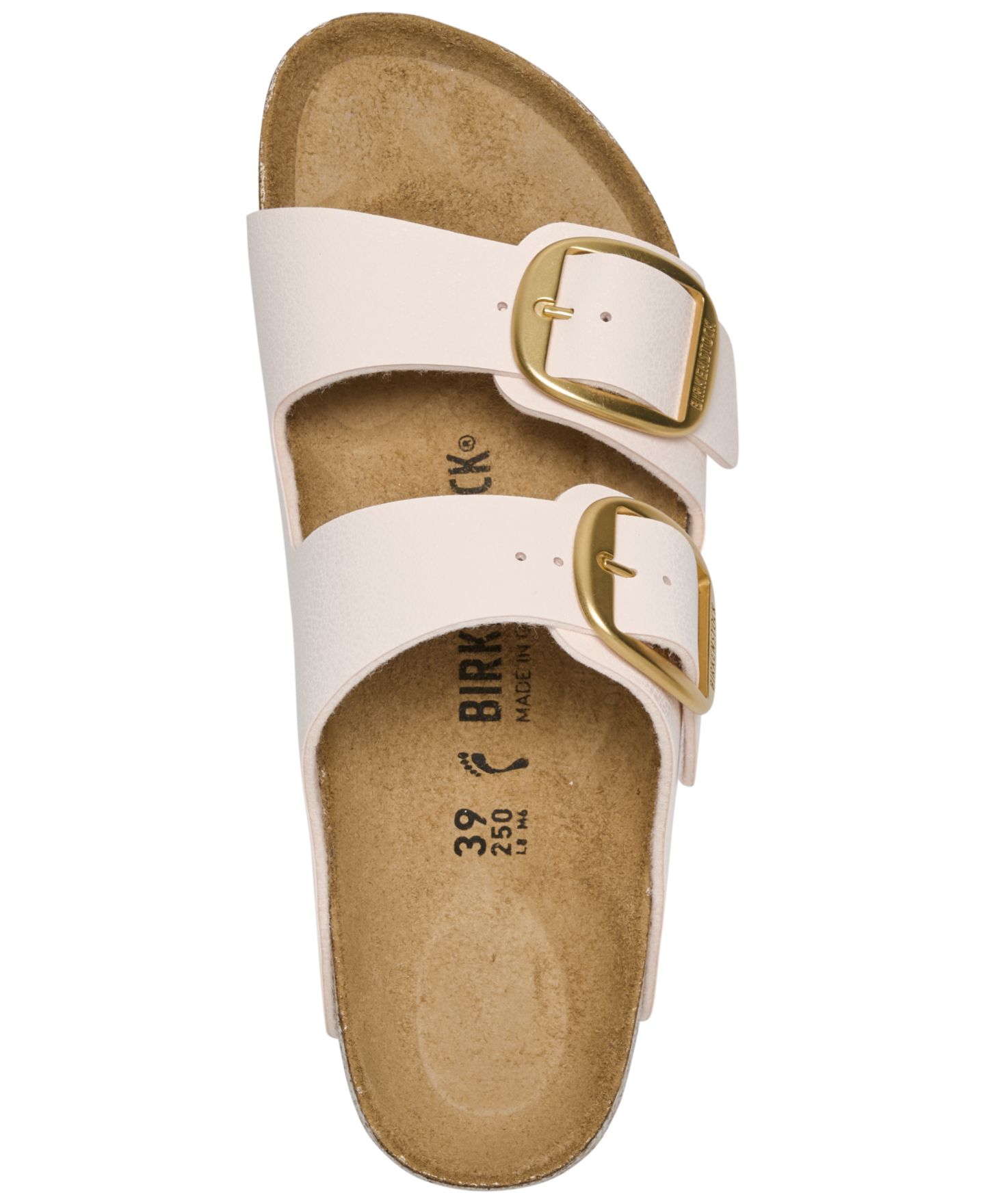 Женские сандалии Birkenstock Arizona Big Buckle Birkibuc, цвет: Светлый розовый — фото 4