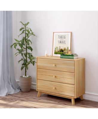 Max and Lily Max and Lily Solid Wood 3 Drawer Dresser
