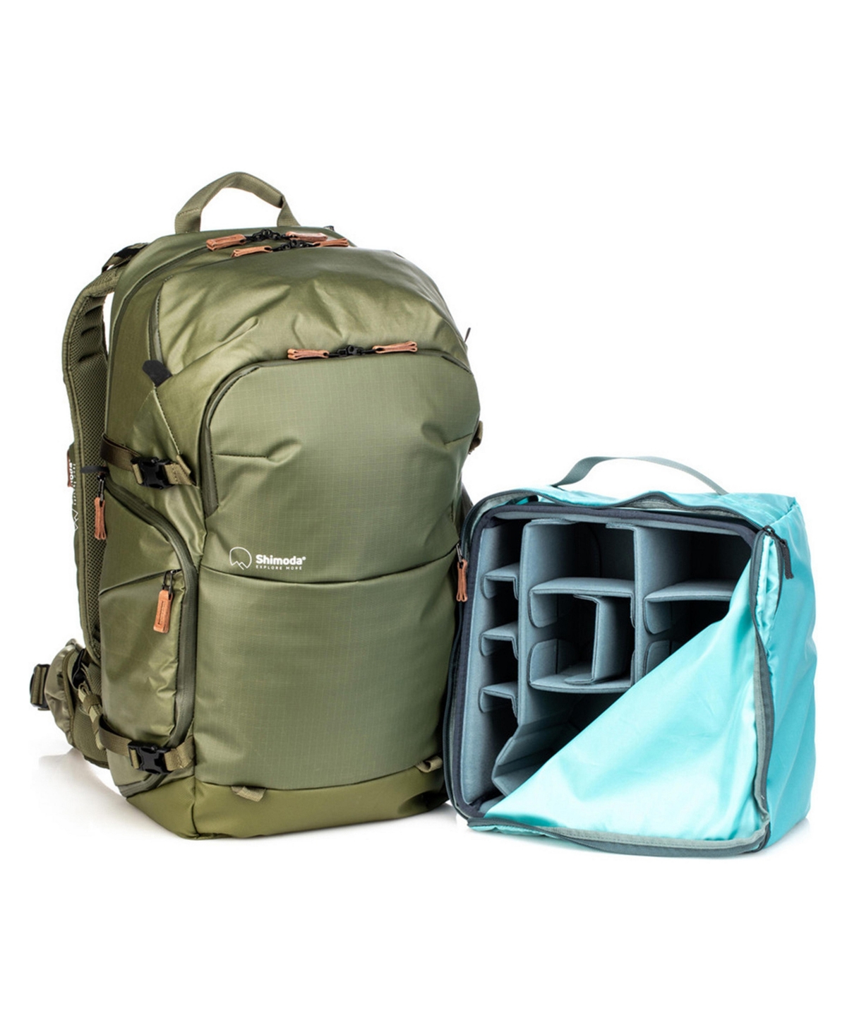 Shimoda Explore V2 35 Travel Camera Backpack with Medium Dslr Core Unit - Army green