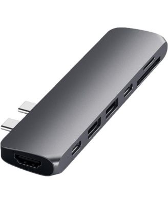 7-In-1 Dual USB Type-C Pro Hub for Select MacBook Pro and MacBook Air