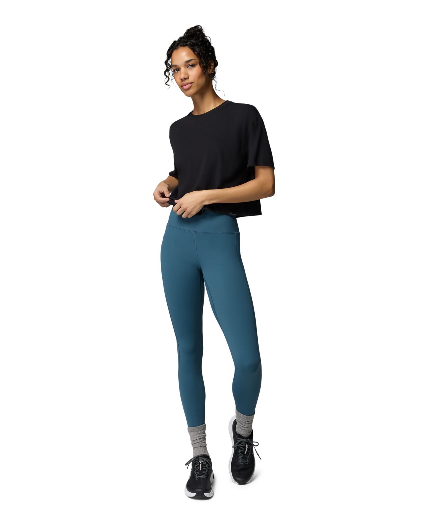 Женская футболка Columbia CSC™ Soft Stretch Shortie SS, цвет: Чёрный — фото 4