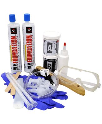 Concrete Foundation Crack DIY Repair Kit for Basement Wall Cracks