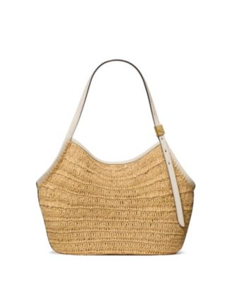 Deco Tulip Large Straw Tote Bag