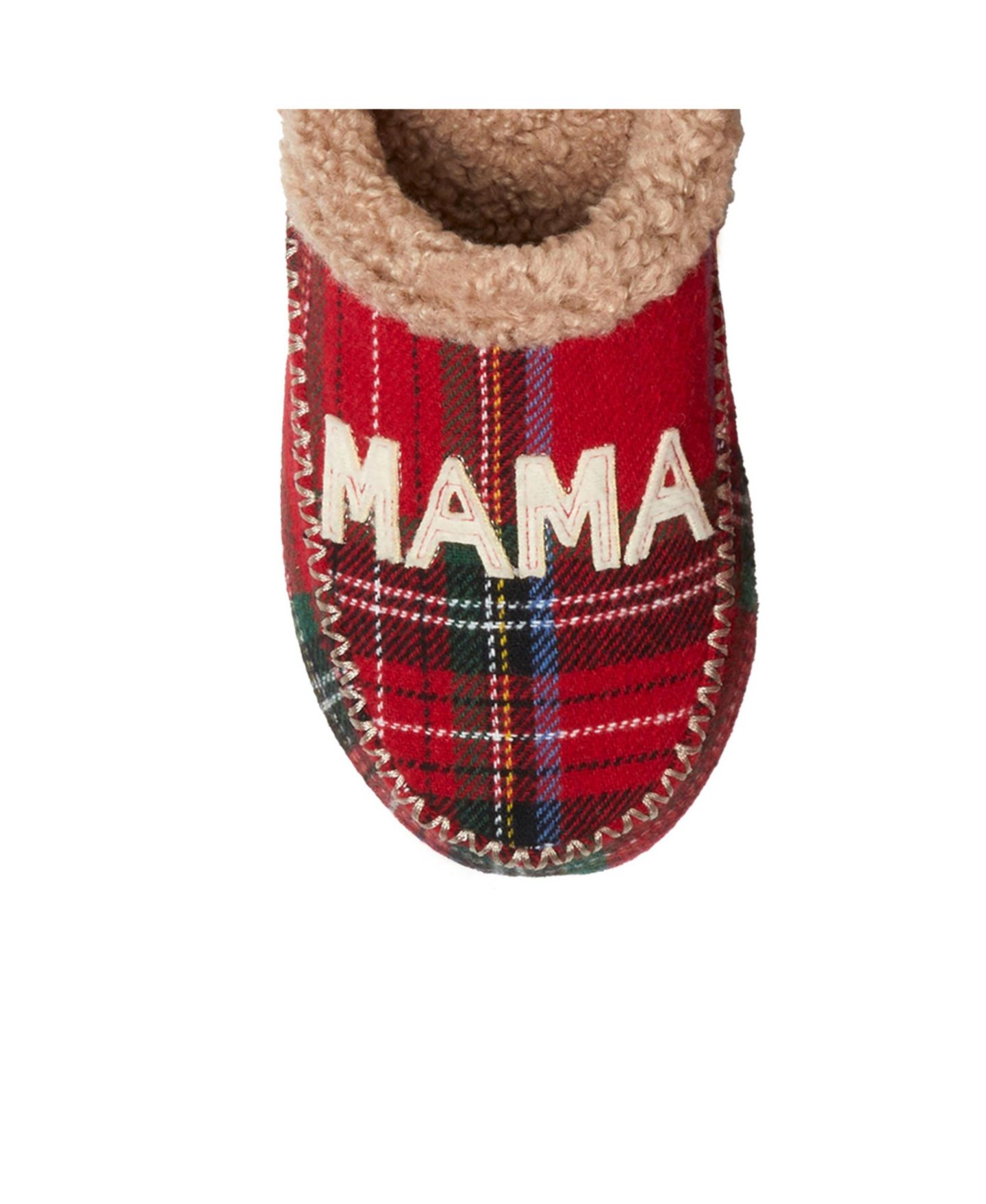 Женские сабо Dearfoams Mama Bear Plaid Clog Slipper, цвет: Клетчатый — фото 8