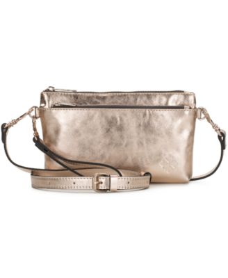 Mignon Small Leather Wristlet Crossbody Handbag