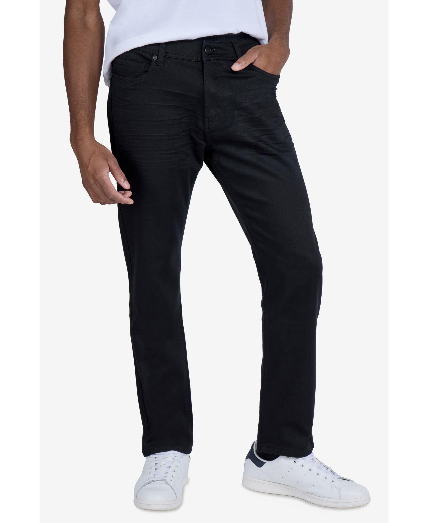 Мужские брюки XRAY Slim Fit Stretch Commuter, цвет: Чёрный — фото 5