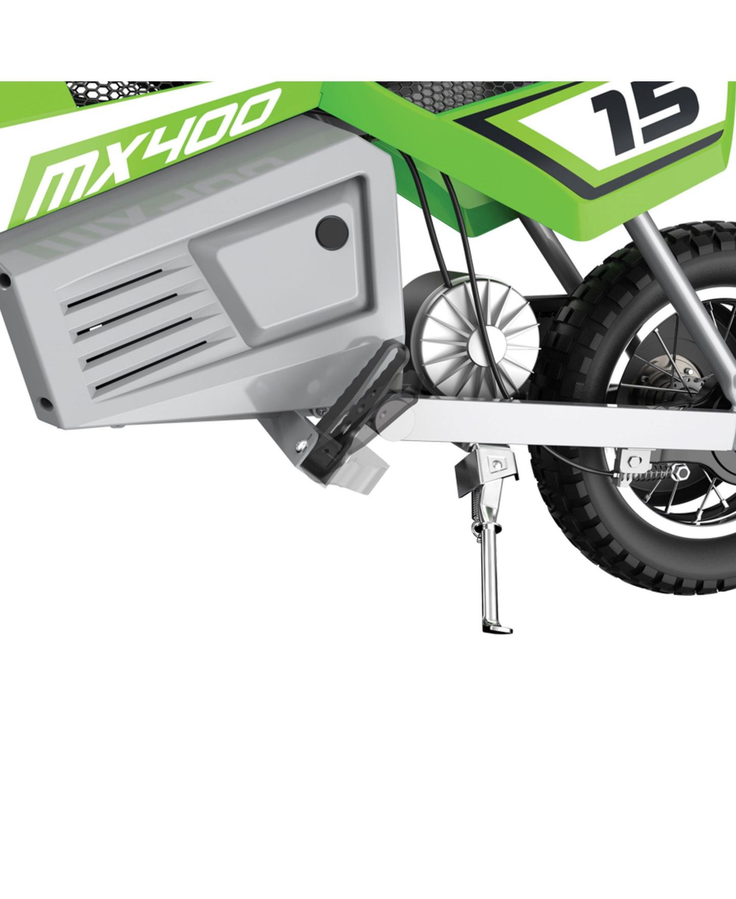 Детская игрушка Razor MX400 Dirt Rocket Electric Motocross Motorcycle, 140-Pound Capacity, Ages 13 & Up — фото 9