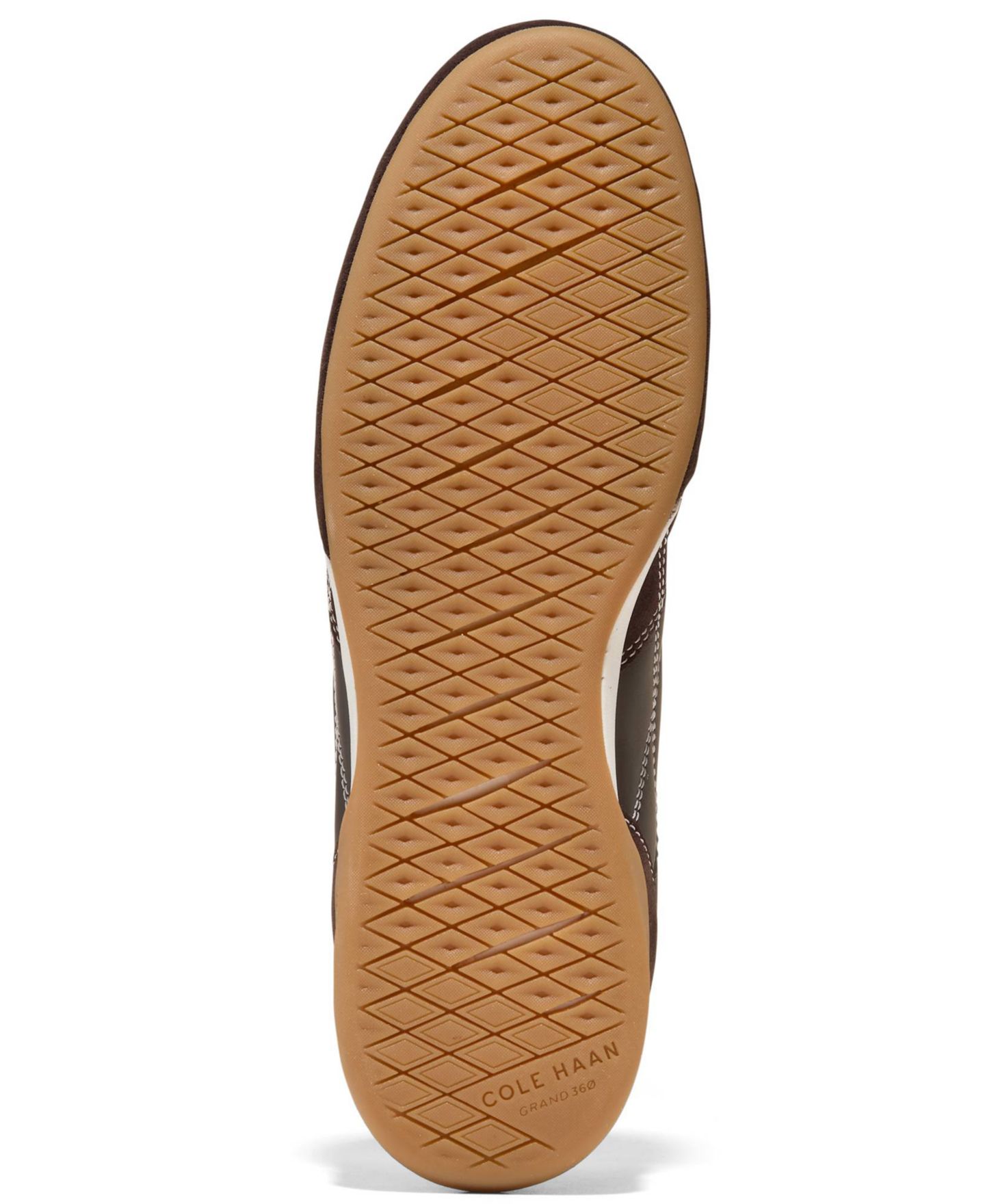 Женские кроссовки Cole Haan GrandPrø Turf 2.0 Lace-Up, цвет: Шоколадный замшевый / Белый кожаный — фото 5