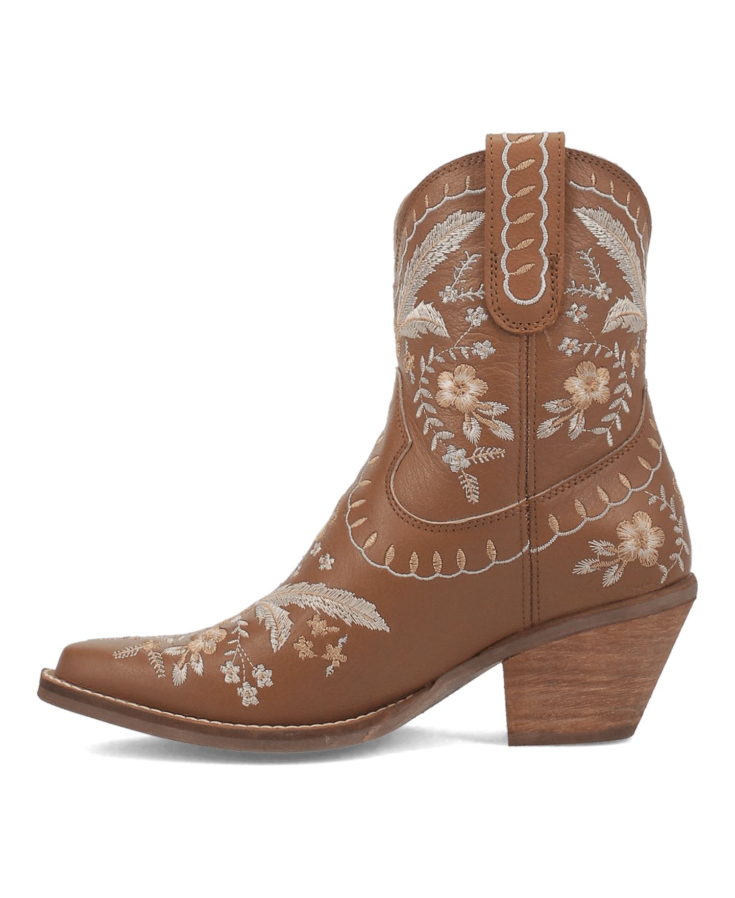 Женские ботинки Dingo Primrose Leather Booties, цвет: Коричневый — фото 5