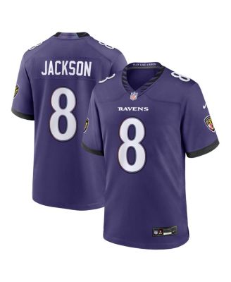 Men's Lamar Jackson Purple Baltimore Ravens Team Game Jersey