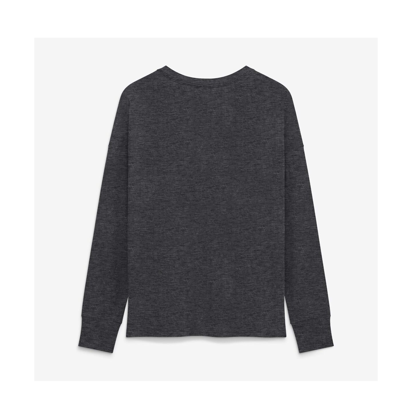 Женская футболка Fanatics Heather Charcoal Buffalo Sabres Competition Legacy Long Sleeve — фото 2