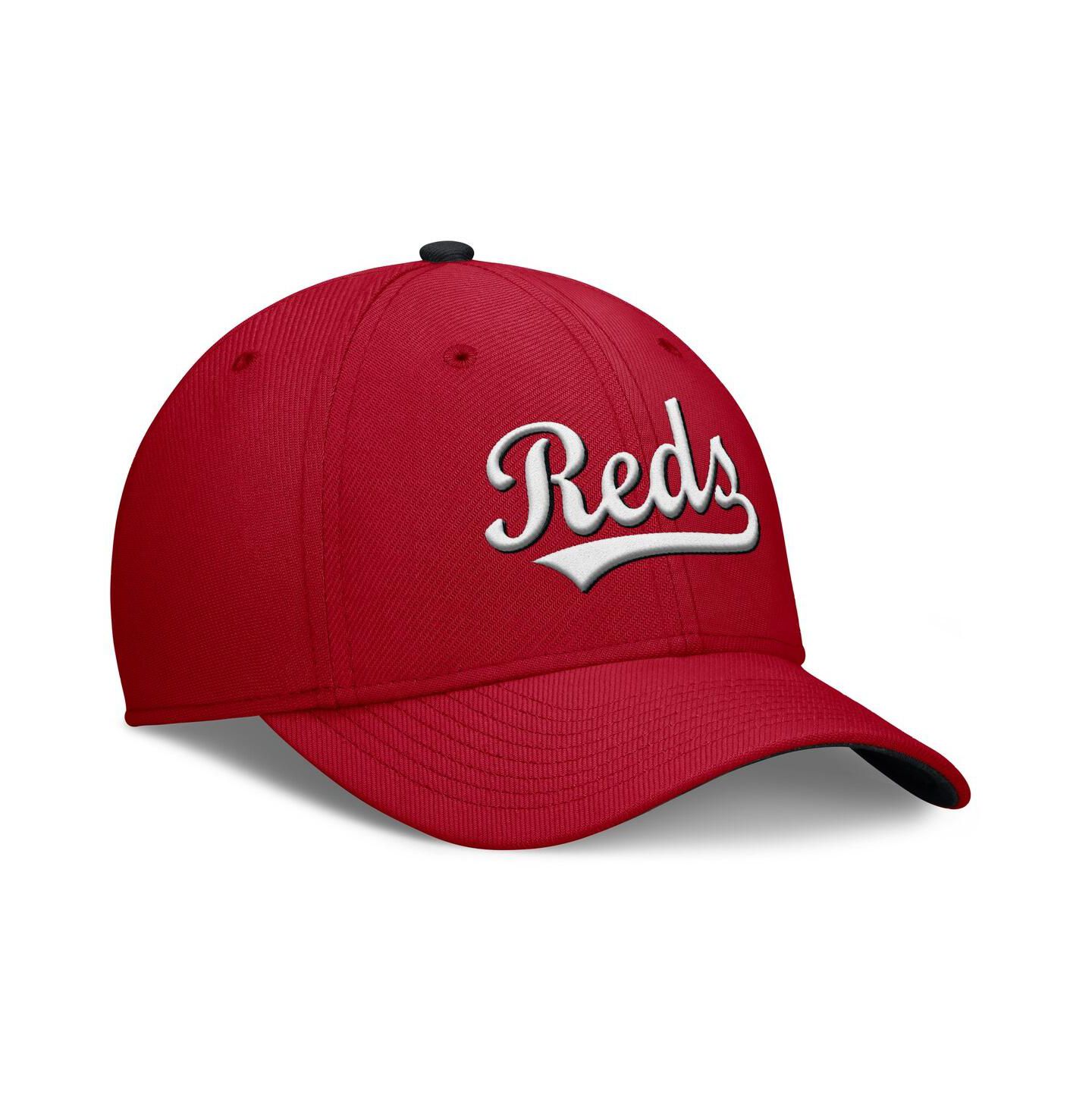 Мужская кепка Nike Red Cincinnati Reds Primetime Rise Dri-FIT Flex Hat — фото 3