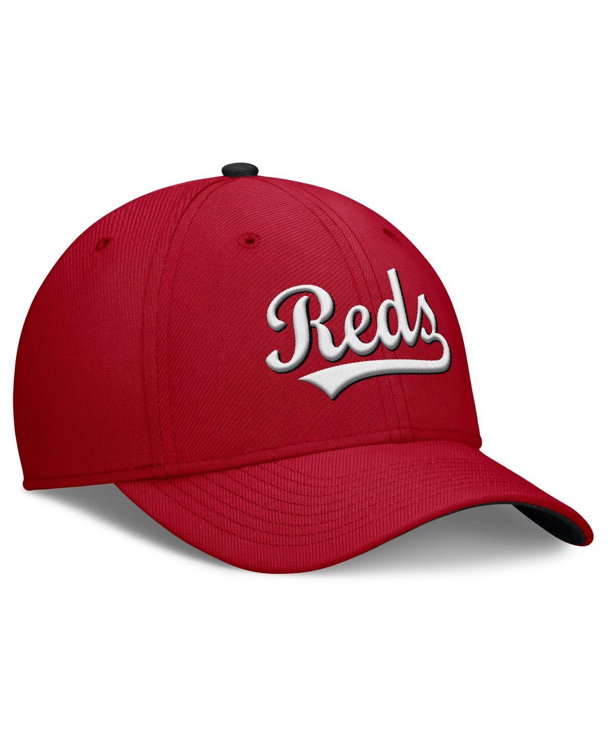 Nike Men's Red Cincinnati Reds Primetime Rise Dri-fit Flex Hat