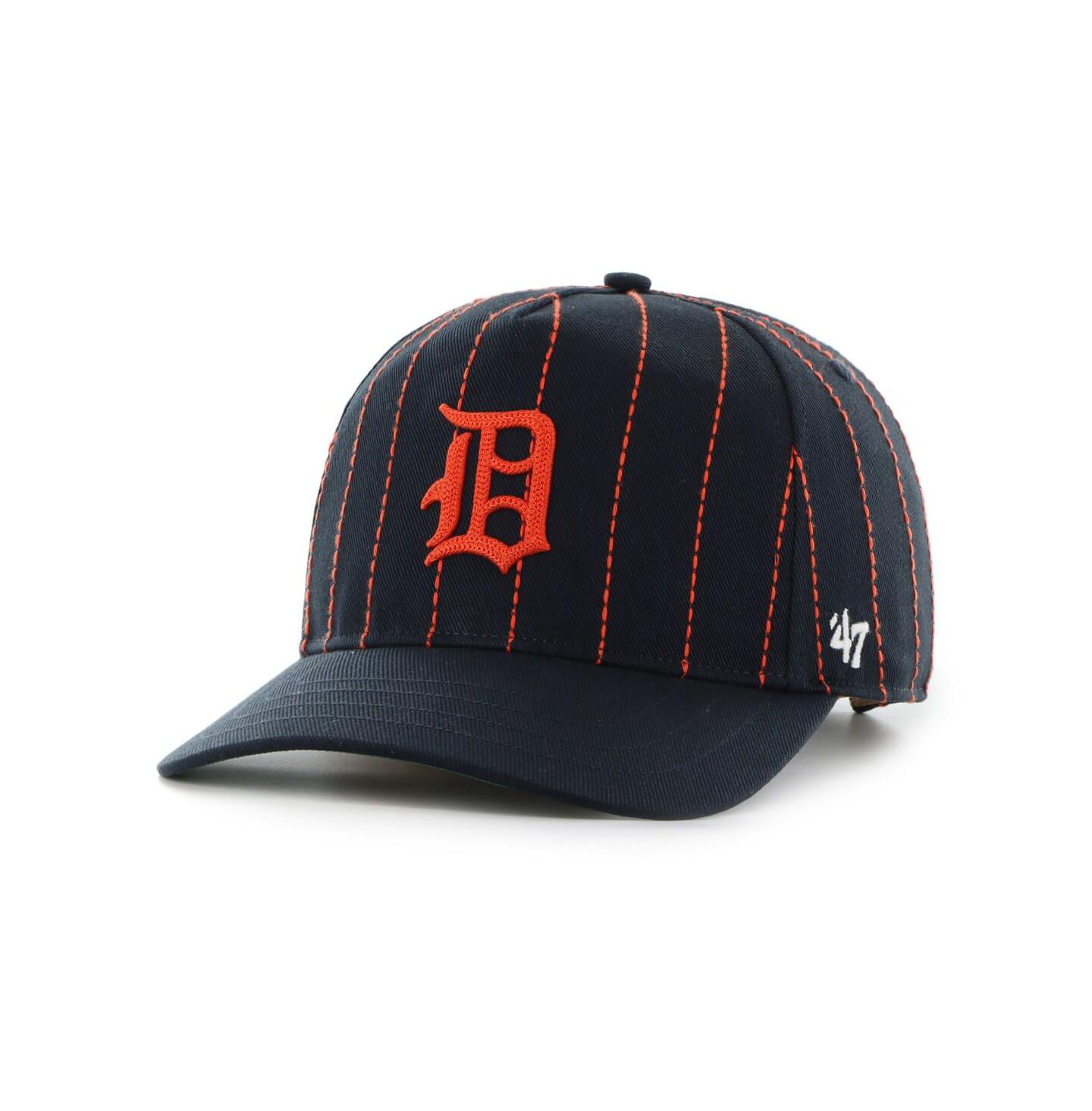 Мужская кепка '47 Brand x Rawlings Navy Detroit Tigers Pinstripe Hitch Adjustable Hat — фото 2