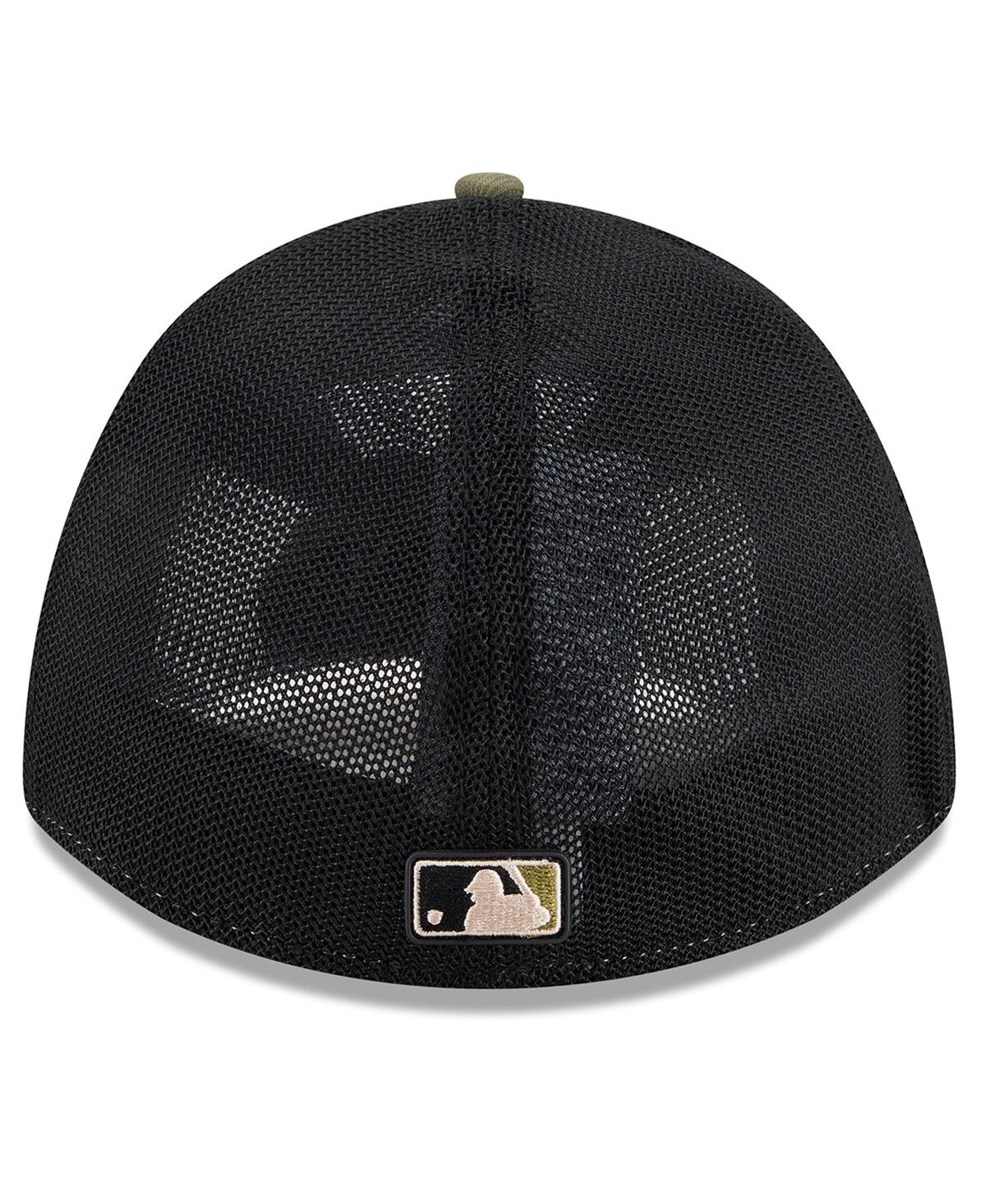 New Era Men's Olive Atlanta Braves 2026 Armed Forces Day 39THIRTY M-Crown Flex Hat