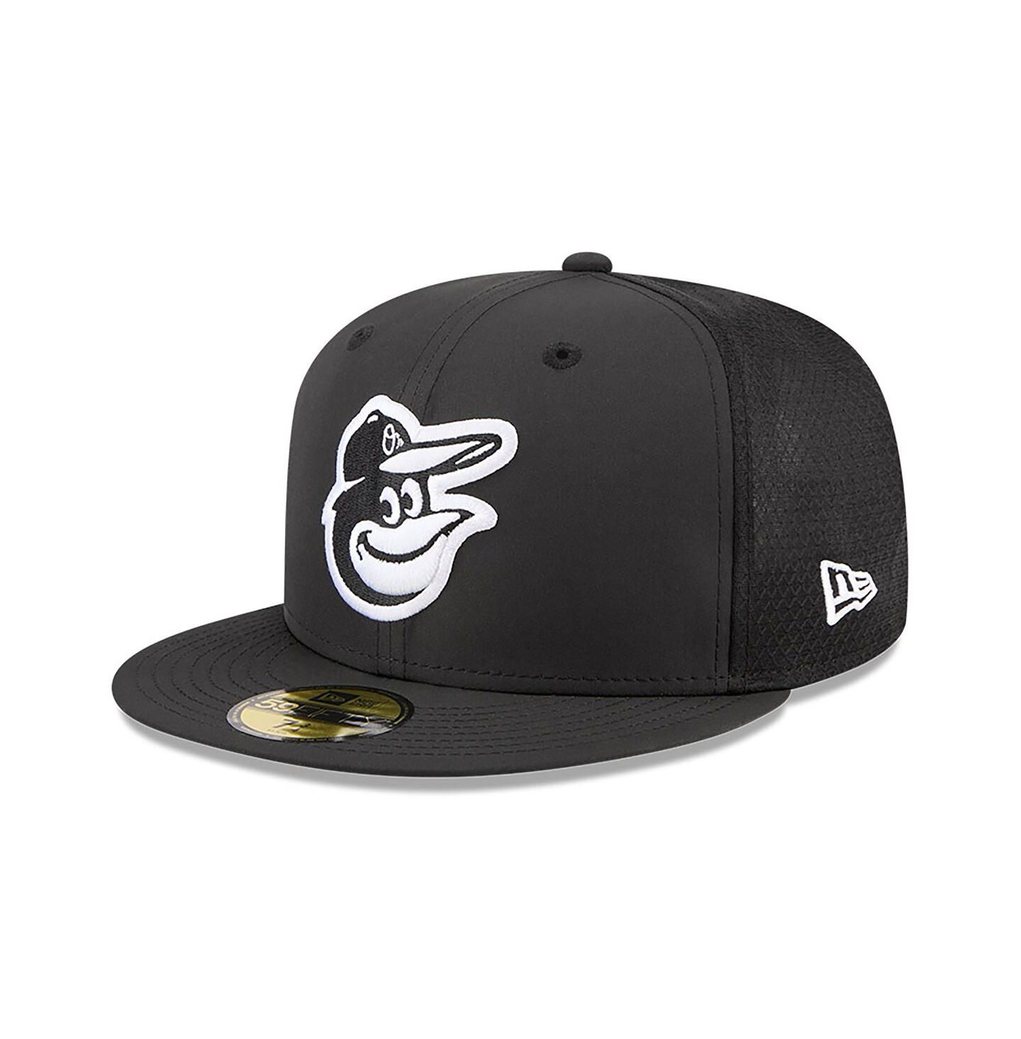 Мужская кепка New Era Black Baltimore Orioles 2026 Batting Practice 59FIFTY Fitted Hat — фото 1