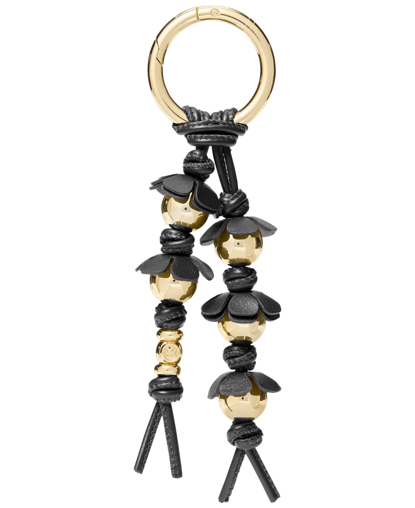 Женская сумка Michael Kors Flower Beaded Charm, цвет: Чёрный — фото 1