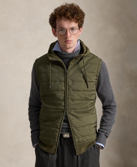Мужские Polo Ralph Lauren Men's Hybrid Hooded Vest