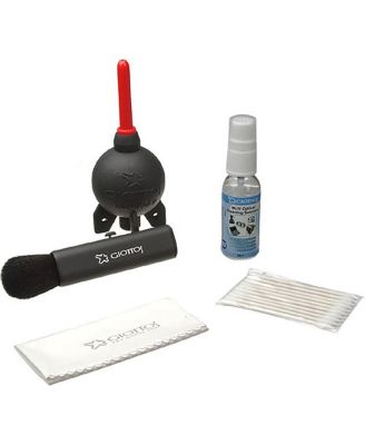 Optical Cleaning Bundle with Rocket Air Blaster, Brush and Liquid